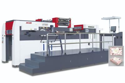 China Hochgeschwindigkeits-automatische Hot Foil Stamping-Maschine Max. Stamping-Bereich 103*730mm 5 Foil Rollen zu verkaufen