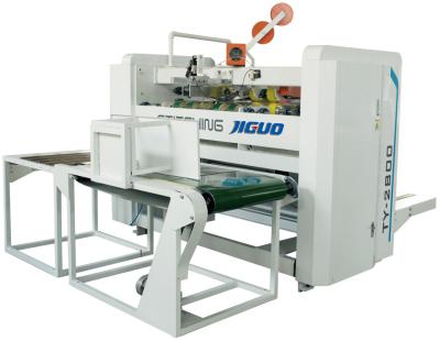 China 2800mm automatischer Kasten-nähende Maschine runzelte Einzelstück-nähende Maschine zu verkaufen