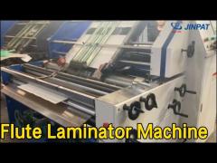 Automatic High Speed Flute Laminator Machine 150m/min With Touch Screen