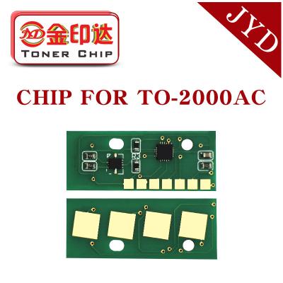 China Newest tfc-200 TFC200 T-FC200 color toner chip discount compatible for Toshi e-studio 2000AC 2500AC JYD-TOFC20 for sale