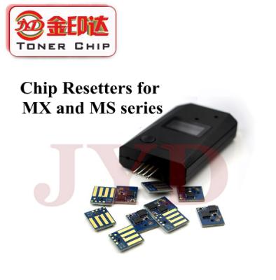 China Compatible for toner chip resetter best solution for MS/MX 310/410/510/610/710/810 series toner chips MS/MXT31-100 for sale