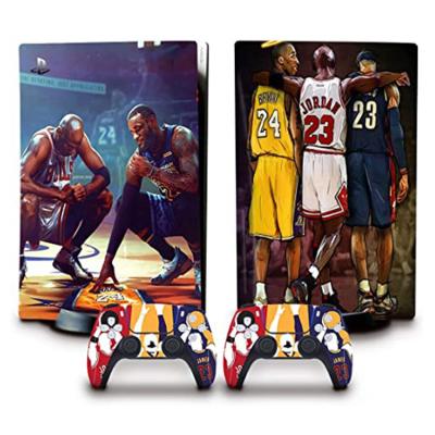 China Video Game PS5 Series Color Themed Stickers Vinyl Console Anti Skid Skin Gamer Slim Dustproof Shockproof Waterproof Stickers For Playstation for sale