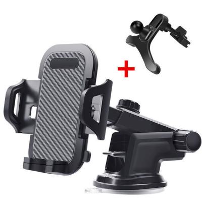 China Universal Waterproof Military-grade Mobile Phone Holder For Car Hands Dashboard Windshield Air Vent Car Phone Holder Free Color Box for sale