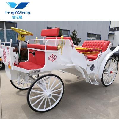 China Marry Cart Electric Horse Carriage Manufacturer For Sale for sale