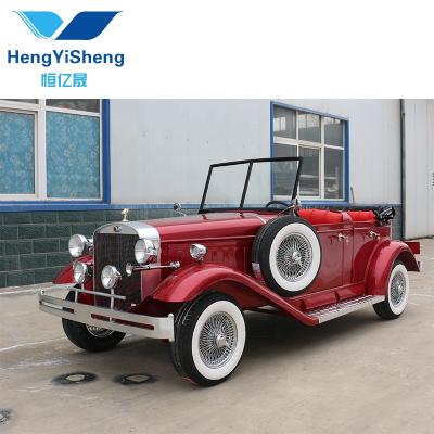 China Red High End Venue Electric High End Classic Car With 5 Seater For High End Venue for sale