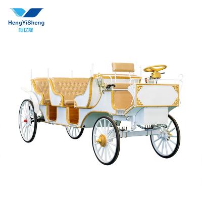 China Cinderella Horse Drawn Carriage For Tourists Guided Show Horse Carriage Sale for sale