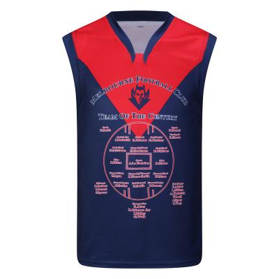 China AFL Antibacterial Football Jumper Custom Premium Quality OEM Sublimation Rugby AFL Quick Dry Soccer Jumper Wear Jersey for sale