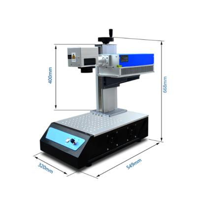 China Water Cooled 355nm Cold Light UV Laser Marking Machine Engraving Glass Crystal Quartz for sale