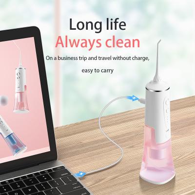 China Outdoor oral rechargeable h2o water flosser portable usb irrigator manual maker sterilization for sale