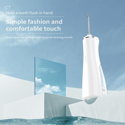 China Hot Selling Model C7 Hotel Amazon Oral Irrigator With Water Pump Drip Irrigation for sale