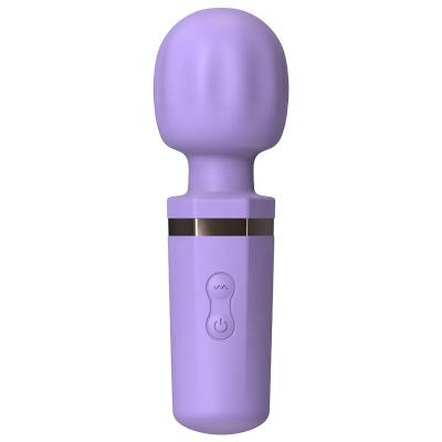 China 8 Speeds + Valleymoon USB Purple Waterproof Vibrator Magic Wand Handheld Massager 20 Vibrations Mini for sale