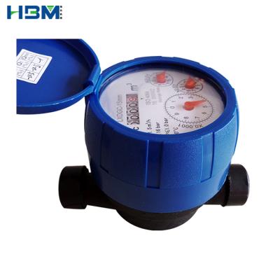 China Wet Type Cold Water Meter Plastic Material Brass Material Wet Type for sale