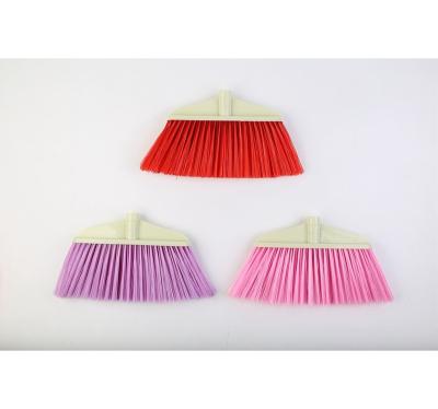 China Wholesale Direct Wholesale Kitchen Daily Red Purple Broom Broom Factory Necessities Plastic Brooms for sale