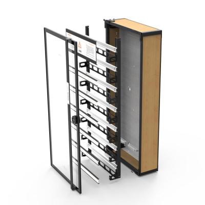 China Install network breaker/module/device for lightweight/visual/smart new build design 26U 144p/168p 6row surfacel-mounted 19' rack metal electrical distribution box/breaker box for sale