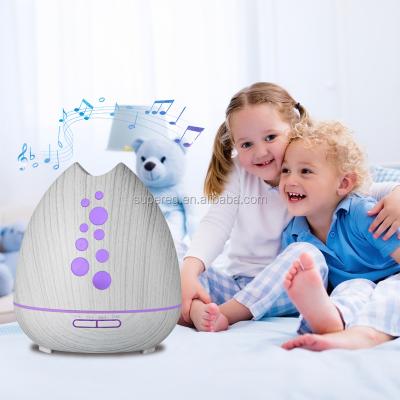 China Hotel Home Ultrasonic Aroma Mist Humidifier Food Grade Essential Oil Aroma Diffuser With Music for sale