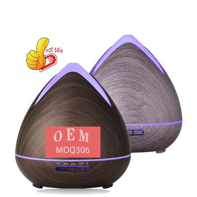 China Variable Colors LED Light 400ml Essential Oil Humidifier Music Speaker Remote Control Aroma Diffuser With Wireless Speaker for sale