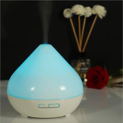 China Firwork Ultrasonic Glass Look Aroma Hotel OEM Humidifier 3D Wood Grain Base Oil Diffuser for sale