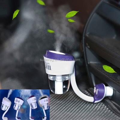 China Car Car Humidifier Dual USB Car Charger and Essential Oil Aroma Diffuser for sale