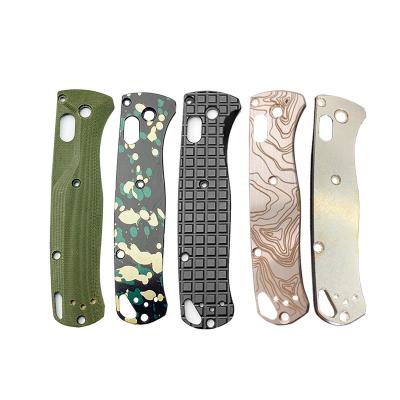 China Outdoor Gear Increasing Knife Camping Custom Engraved Scales For Speed ​​Times Benchmade Bugout 535 EDC Knife Scales Pocket Knife for sale