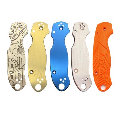 China Outdoor Gear Raising Knife Camping Custom Scales For Para 3 Spyderco Para 3 EDC Pocket Knife for sale