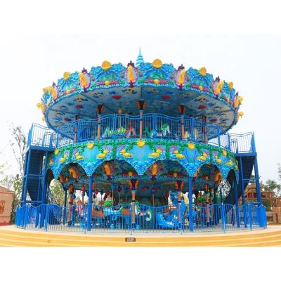 China Chinese Factory Metal Two Layers Carousel Amusement Ride Ocean for sale