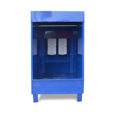 China Small Parts Coated Filtration System Powder Coating Small Spray Booth for sale