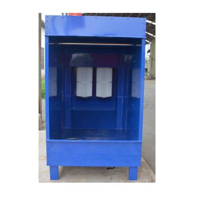 China Small Coated Parts For Sample Small Powder Coating Spray Booth for sale