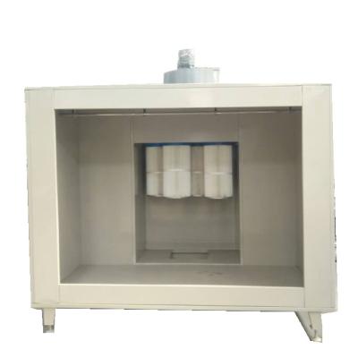 China Powder Industry Small Manual Electrostatic Powder Paint Coating Booth For Sale for sale