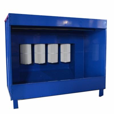 China Powder Coating 2022 Top Selling Small Metal Industrial Manual Powder Paint Spray Booth For Sale for sale