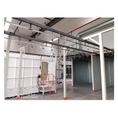 China Factory Manual Aluminum Profile Manual Powder Coating Spray Booth With CE for sale