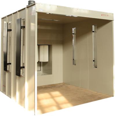 China Powder Coating 2019 Best Selling Ground Electrostatic Powder Coating Spray Booth For Sale for sale