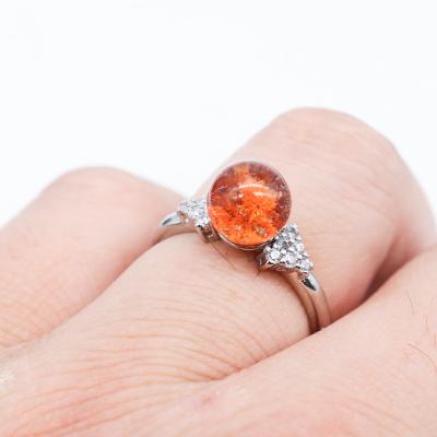 China New Arrival Hot Selling Lucky Stone Big Sized Garden Unique Quartz Ring For Gift From Europe for sale