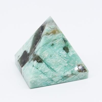 China High Quality Spiritual Crystal Stone Amazonite Pyramid For Healing Europe Gift for sale