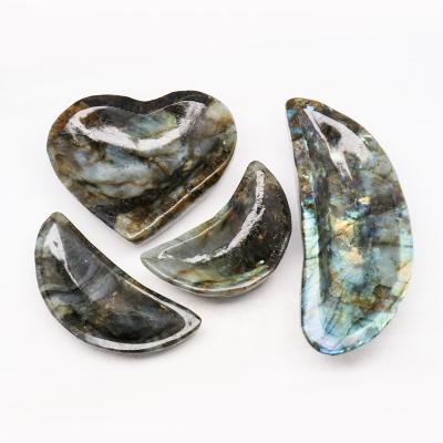 China Europe Natural Folk Crafts Labradorite Bowl Feng Shui Healing Crystal Stone For Gift for sale