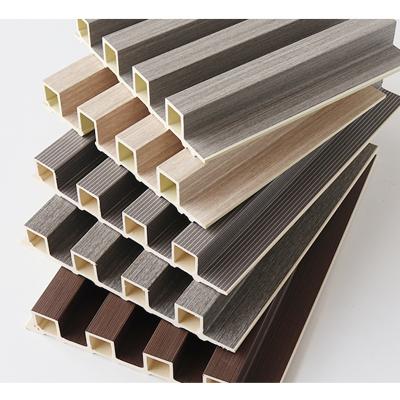 China Low MOQ wholesale customized environmental friendly wall panel wpc wall panel indoor industrial style for lodge for sale