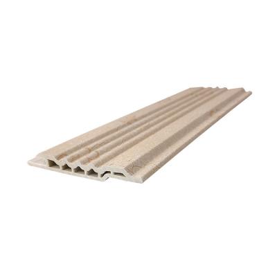 China Buying New Design Building Materials Exterior Bamboo Woodgrain Wall Panel Accessories Trim Edge Transition 1 YEAR 3000mm * ND 320mm * 150mm / 30 Stick for sale