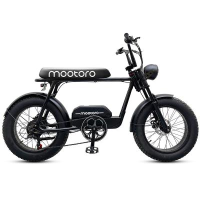 China Electric Dirt Bike 350W 750W 1000W 13 Steel High Speed ​​Tire Fat Oh Bike 48v For Adult Outdoor Adventure for sale