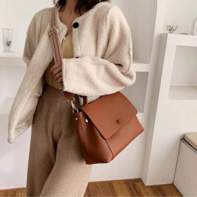 China Daily life Korea vegan vintage shoulder bag large capacity hot sale leather cross - body bag women handbags ladies for sale