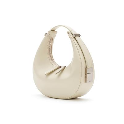 China High Quality Ladies Mini Bag Hand Purse Half Moon Shape Shoulder Bag Fashionable Cute Small Mini Bags Soft Purse For Women for sale