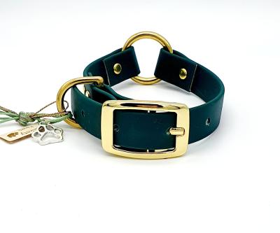 China Wholesale Custom PU New Arrival Pet Products Collar Ultra-Comfort Waterproof Pu Dog Collar H With Metal Fitting for sale