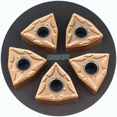 China External Turning Tool Cemented Carbide Blade WNMG080404-DM Insert YBG202 WNMG080408 Indexable Turning Tool WNMG432 For Steel Processing for sale