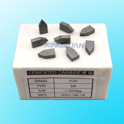 China 100% Original Goods P30 E20 Chinese Zhuzhou Cemented Carbide Indexable Cutting Inserts K10 YT15 E25 Welded Turning Tips YT5 K20 E32 Lathe Tools for sale