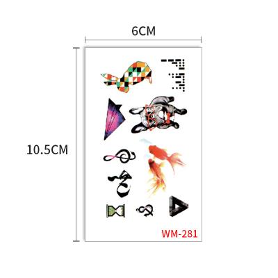 China Lovely Temporary Casual Red Dot Small Size Temporary Tattoo Stickers For Boys for sale