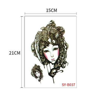 China Large Temporary Fashionable Image Temporary Tattoo for sale