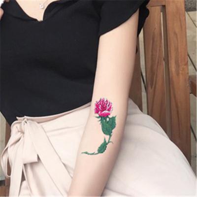 China New Design Lower Price Temporary Clever Tattoo Sticker Red Colorful Women Festival Wedding Party for sale