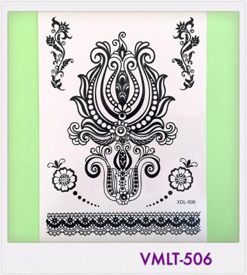 China New Current Design Provisional Henna Temporary Tattoo Sticker for sale