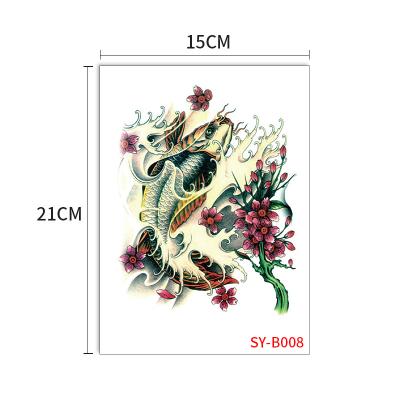 China Temporary Tattoo High Quality Asian Style Large Picture Eco - Friendly for sale