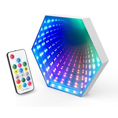 China 2022 New DIY RGB String Light Tunnel Atmosphere Lamp RGB+IC SOUNDREACTIVE3D MIRROR LIGHT for sale