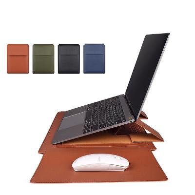 China Latest Fasion Laptop Case Sleeve Laptop Bag With Stand Computer Bag Laptop Pocket Notebook Bag Shock Resistant Sleeve Case For MacBook for sale