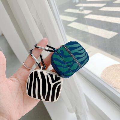 China For Airpod Protective Fashion Zebra Pattern Silicone Wholesale Case For Airpods Case 1 2 3 For Airpod Pro Case 2022 for sale